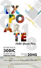 Exposición de arte en la Plaza de la Prefectura