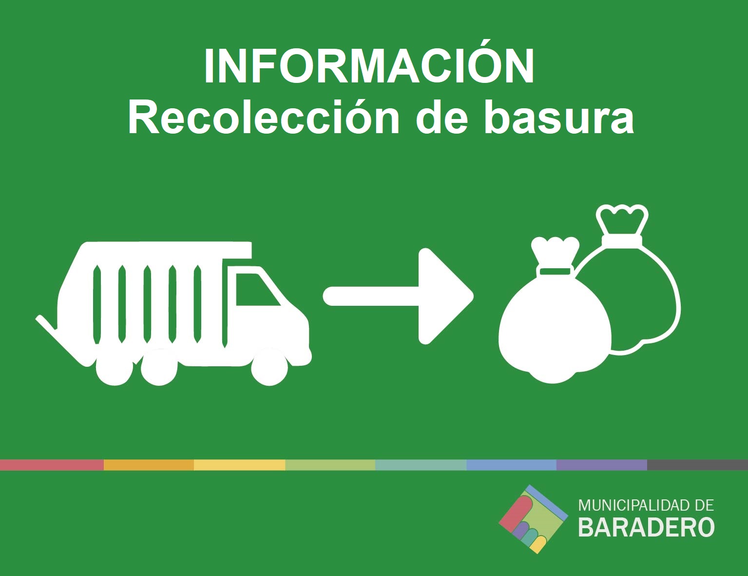Información sobre recolección de residuos en las fiestas