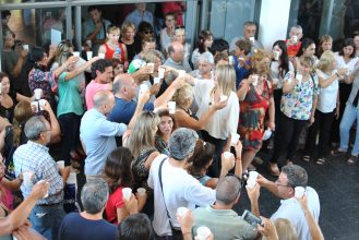 #AñoNuevo: Los empleados municipales despidieron el año con un brindis