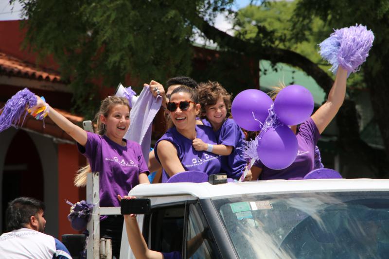 Jimena Barón: La soñadora del GAD hizo un visita fugaz por Baradero