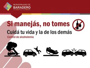 Controles de alcoholemia en las fiestas: Si tomás, no manejes