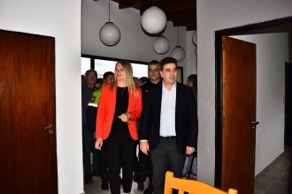 Seguridad: Cámaras, botón antipánico y Marcantonio en la charla con la intendenta
