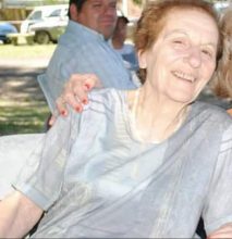 Falleció Julia Calenda, madre de Aldo Carossi