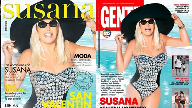 Susana es tapa de Gente con una foto de 2013 de su revista