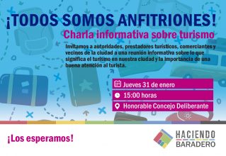 ¡Todos somos anfitriones! Charla informativa de turismo abierta a la comunidad