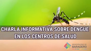 Charlas informativas sobre dengue en los Centros de Salud de Baradero