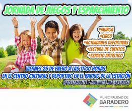 Jornada de Juegos y Esparcimiento en el barrio de La Estación