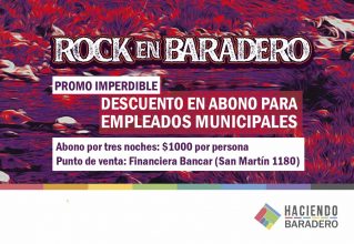 Baradero Rock: imperdible promoción en el abono para empleados municipales