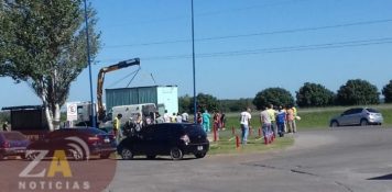 Zárate: Accidente fatal en inmediaciones de fábrica Quilmes