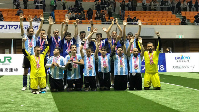 Fútbol para ciegos: Los Murciélagos le ganaron a Inglaterra y se quedaron con la Copa en Japón