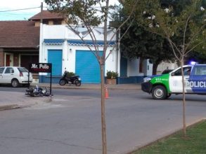 Policiales: Accidente en Gazcón y Laprida