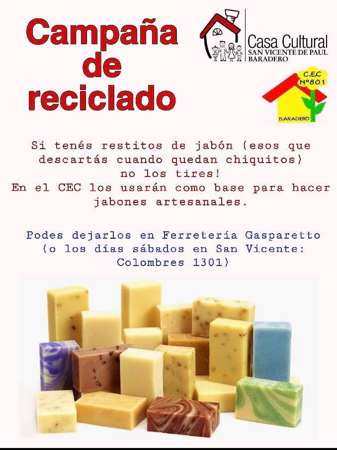 Casa Cultural San Vicente de Paul: Campaña de Reciclado
