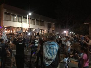 Racing Campeón: El festejo de la academia en Baradero