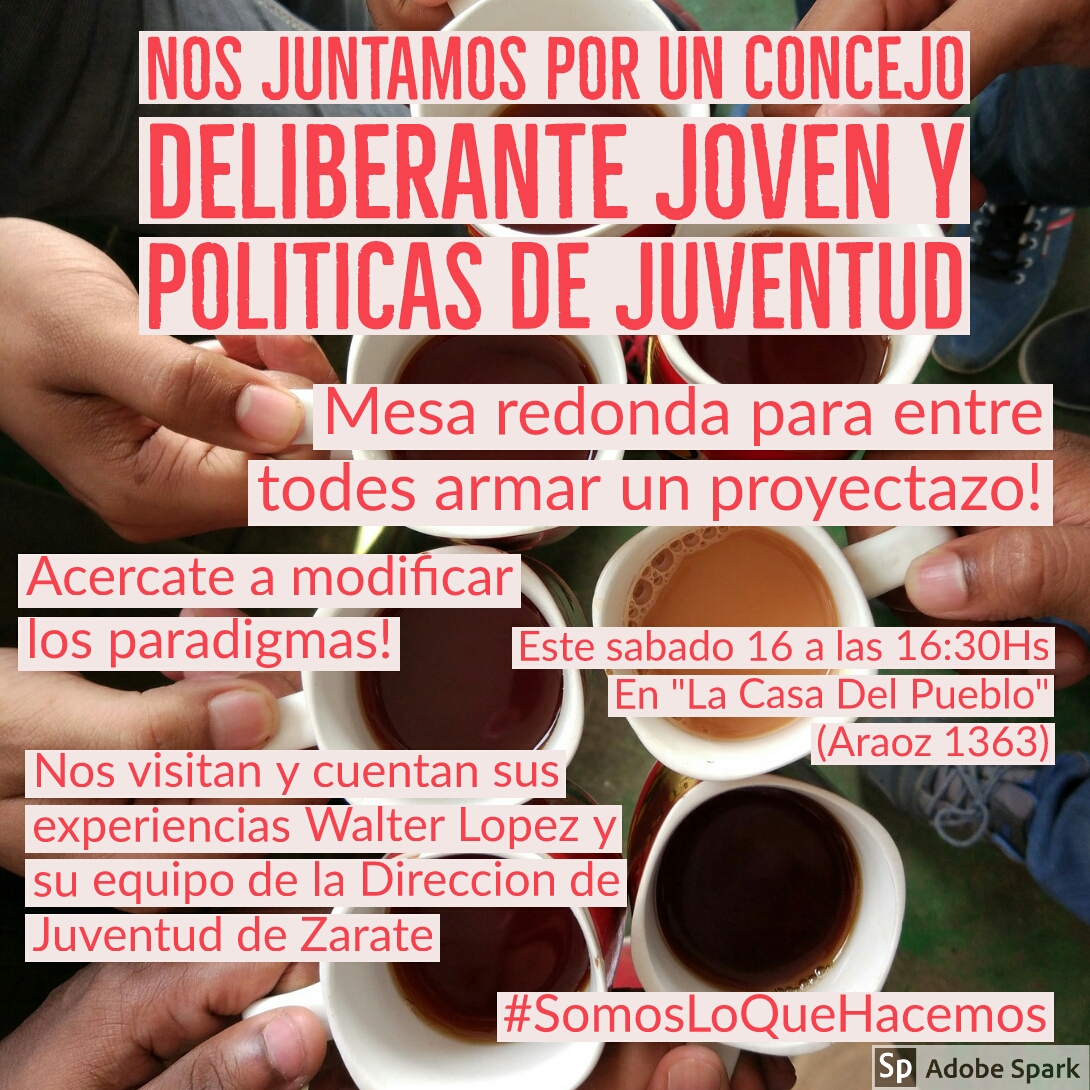 Actividad en Casa del Pueblo, Concejo Deliberante Joven