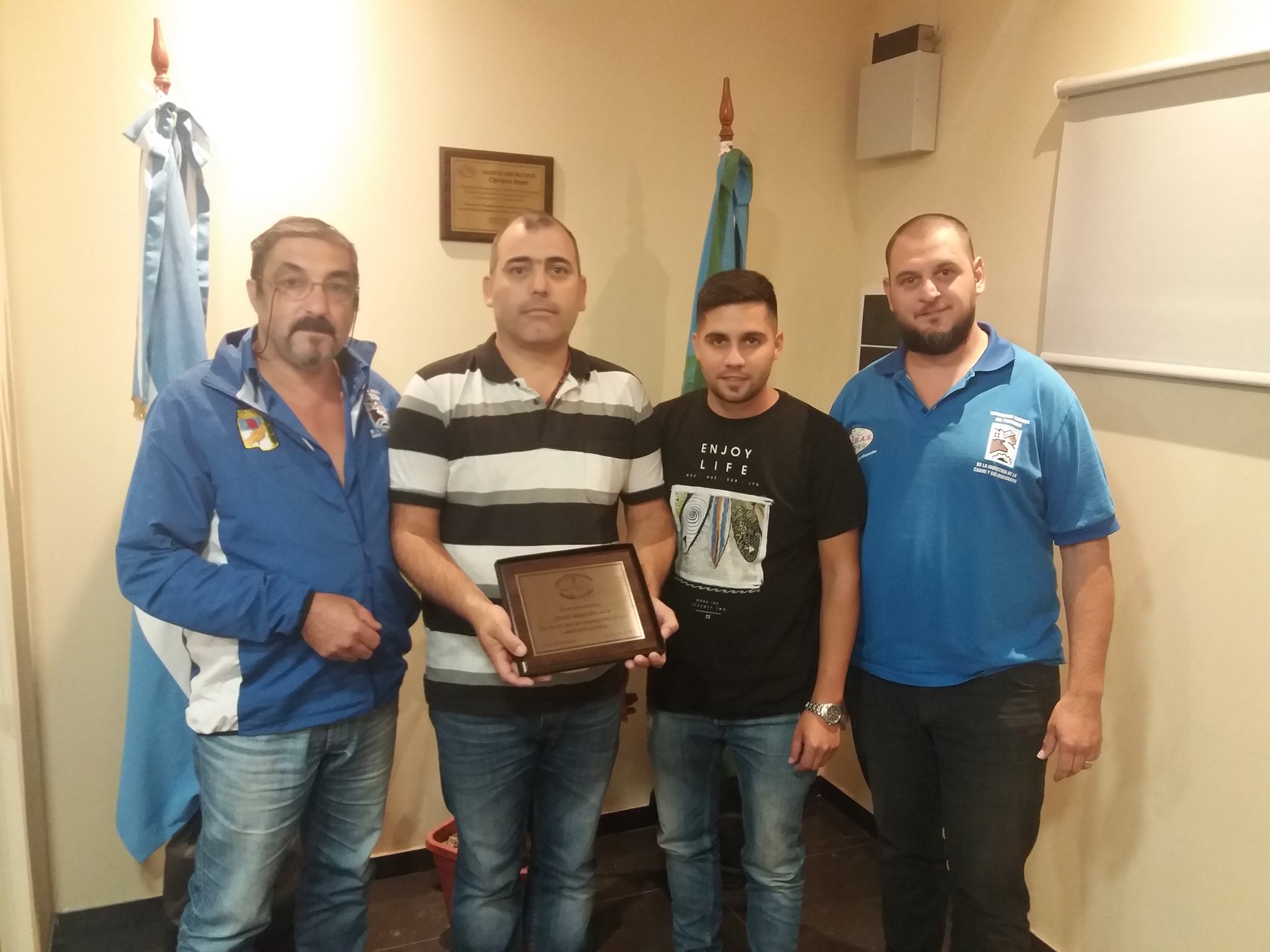 Honraron a trabajadores del Sindicato de la Carne