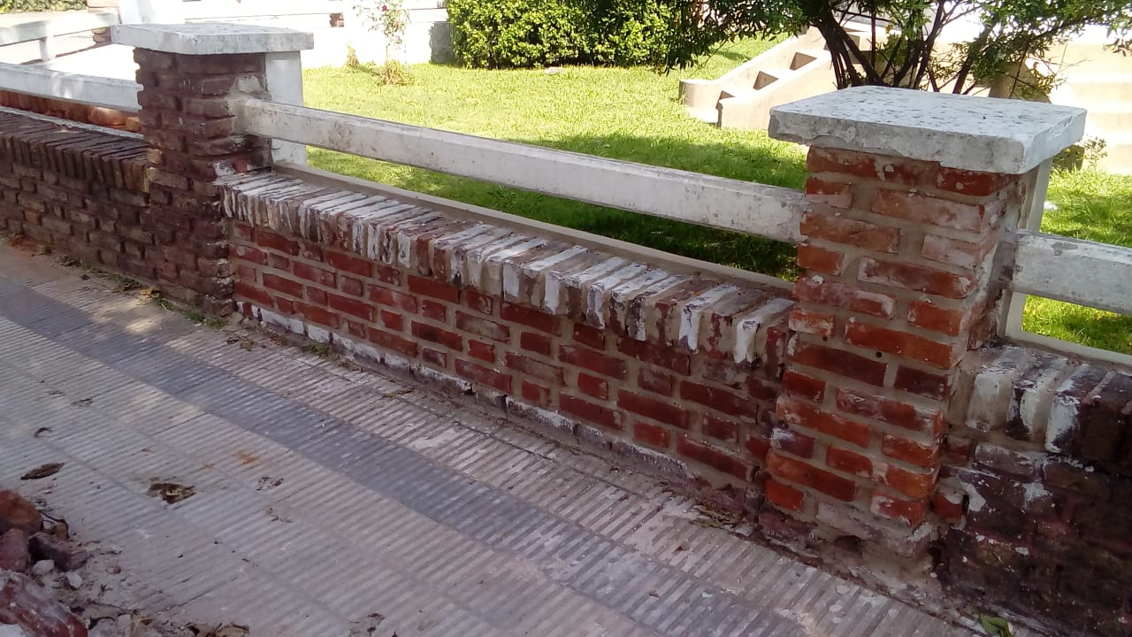 Restablecieron el cerco destruido en Obras Sanitarias