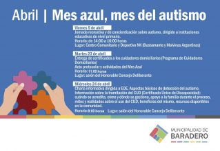 Mes Azul: las actividades en el Mes del Autismo