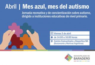 Jornada recreativa y de concientización sobre el autismo