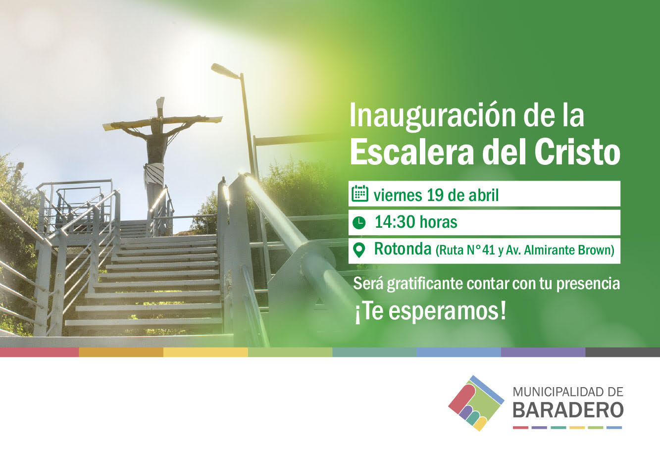 Inauguración de la Escalera del Cristo
