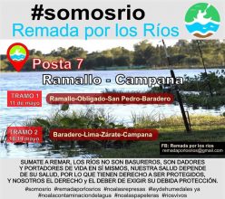 Remada por los ríos: Mañana llegan al Club de Pesca
