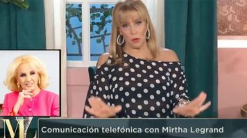 Marcela Tinayre «se adueñó» del programa de su mamá y Mirtha Legrand llamó de inmediato
