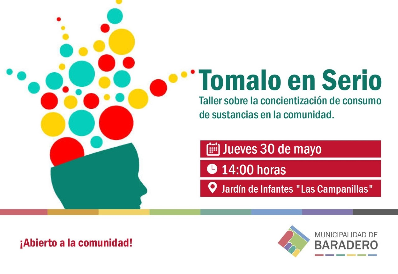 Tómalo en Serio en el Jardín Municipal “Las Campanillas”