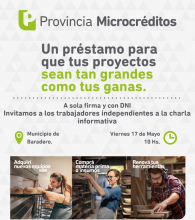 Charla informativa sobre préstamos para microemprendedores