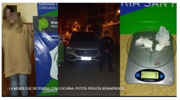 San Pedro: Detienen a una baraderense por maniobras peligrosas y le encuentran envoltorios de cocaína