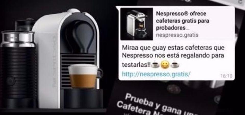 Una cafetera gratis, el anzuelo de una estafa que volvió a WhatsApp