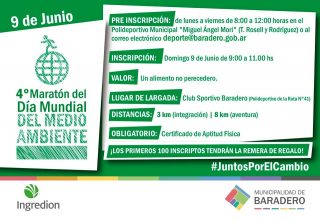 4ta. Maratón en la Semana Mundial del Medio Ambiente