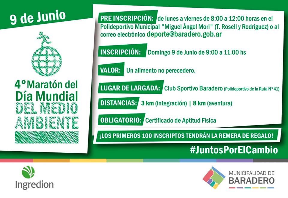 4ta. Maratón en la Semana Mundial del Medio Ambiente