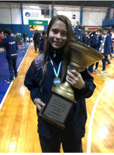 Luciana García: La baraderense se coronó campeona de voley femenino nacional