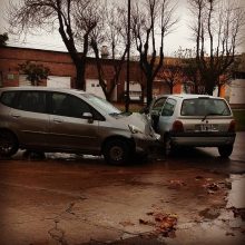 Policiales: Fuerte accidente en plena tormenta