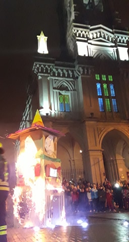 La fogata de San Juan en Baradero