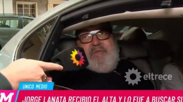 Jorge Lanata recibió el alta médica: «Mañana empiezo a funcionar de vuelta»