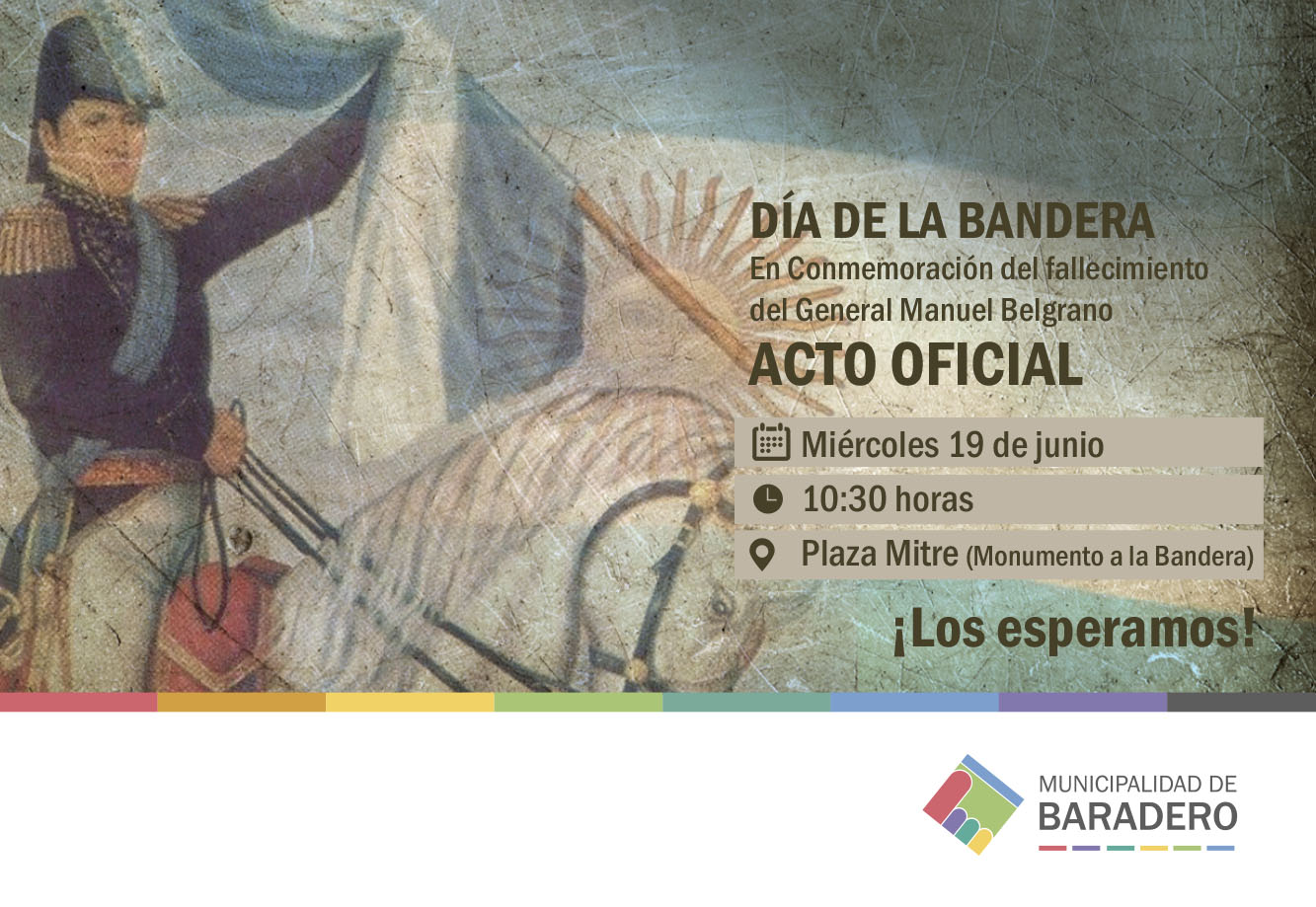 Acto protocolar del Día de la Bandera