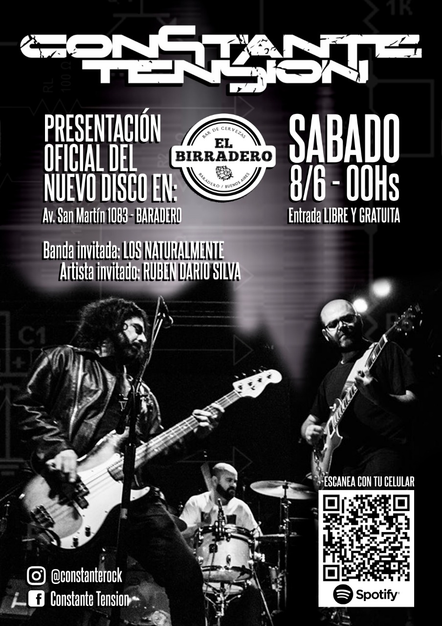 CONSTANTE TENSIÓN presenta su nuevo disco en El Birradero