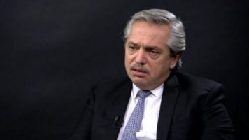 Internaron a Alberto Fernández