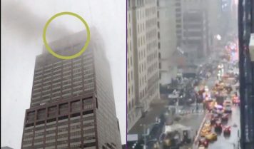 Un helicóptero se estrelló contra un edificio en pleno centro de Nueva York