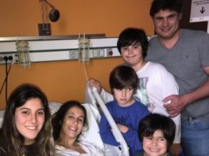 San Pedro: Dieron de alta a Victoria Amatriain