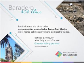 Participa y conoce: Podes visitar las excavaciones del San Martín