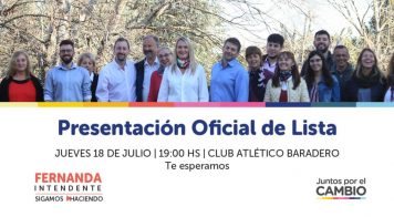 Juntos por el Cambio: Presentación de la lista del oficialismo
