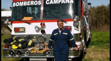 Un Bombero campanense alojó en su casa a una familia que sufrió un accidente