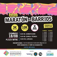 Vuelve la Maratón de los Barrios: “Una prestigiosa prueba donde venían atletas de élite»