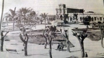 Así se veía la Plaza Mitre hace muchos años