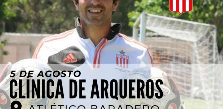 Profesionales de Estudiantes darán una clínica para arqueros en Atlético Baradero