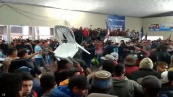 Así fueron los incidentes en un acto del peronismo en La Rioja