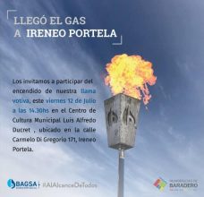Fernanda Antonijevic acompañada del senador Esteban Bullrich estará presente en la inauguración de la Planta de Gas en Ireneo Portela