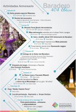Cronograma de actividades en el marco del 404° Aniversario de la Fundación de Baradero