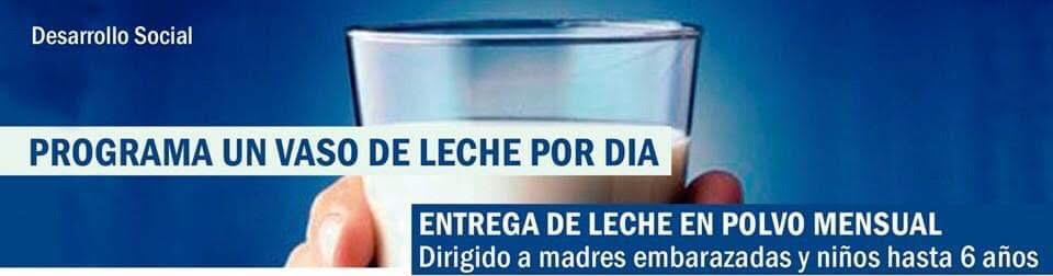 Desarrollo Social | Copa de Leche: puntos y días de entrega en el mes de julio